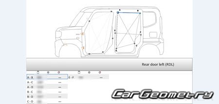 Mazda Flair Wagon (MM54S MM94S) 2023-2028 (RH Japanese market) Body dimensions