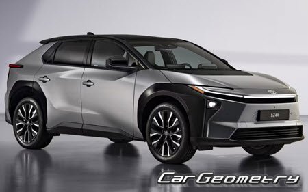 �������� ������� Toyota bZ bZ4X 2024-2027, ��������� ������ ������ ��4���, ����������� ������� ������ Toyota bZ