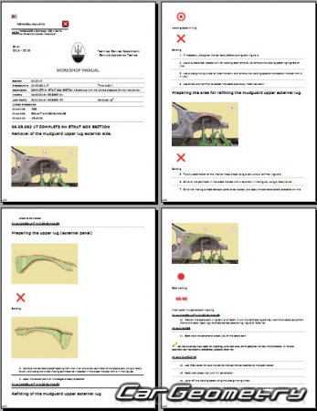   Maserati Ghibli III (M157) 2013-2023 Body Repair Manuals