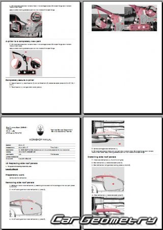   Maserati GranTurismo (M145) 20072017 Body dimensions