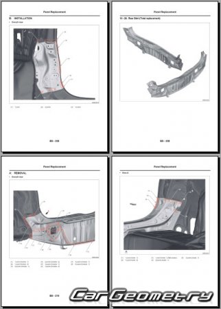   Subaru Forester (SL) 2025-2030 Body dimensions