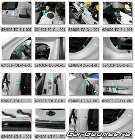   Subaru Forester (SL) 2025-2030 Body dimensions