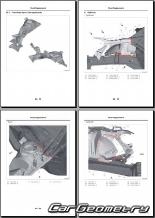   Subaru Forester (SL) 2025-2030 Body dimensions