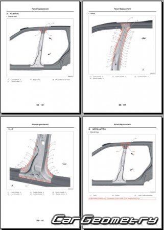   Subaru Forester (SL) 2025-2030 Body dimensions