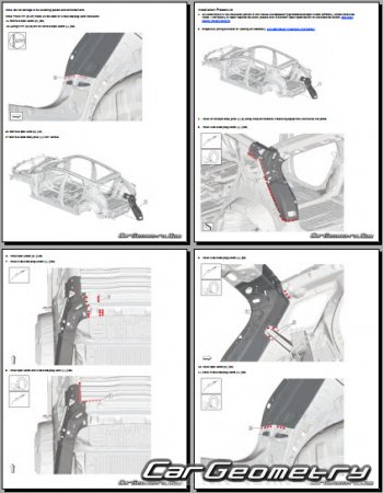 �������� ������� Honda Prologue 2024-2030 Body Repair Manual