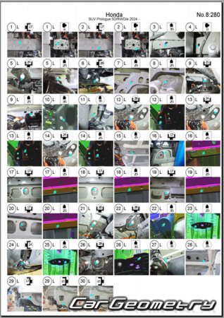 �������� ������� Honda Prologue 2024-2030 Body Repair Manual