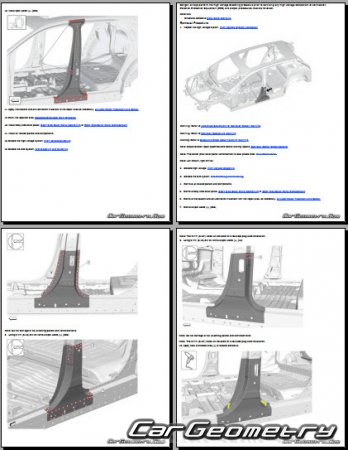 �������� ������� Honda Prologue 2024-2030 Body Repair Manual