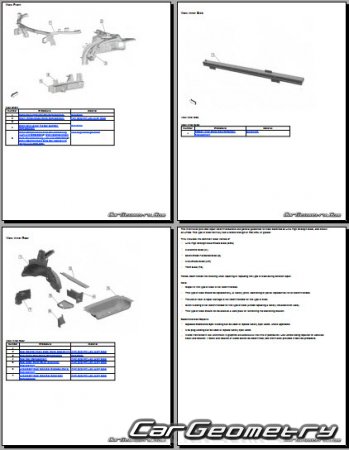 �������� ������� Honda Prologue 2024-2030 Body Repair Manual