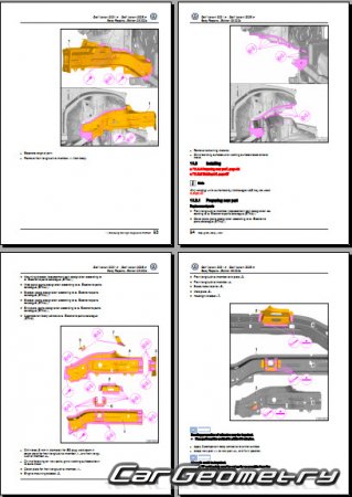   Volkswagen Golf Variant 2021-2026 Body Repair Manual