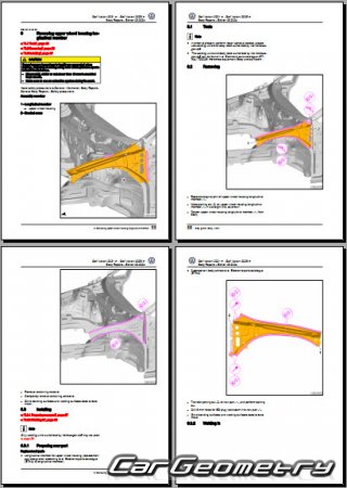   Volkswagen Golf Variant 2021-2026 Body Repair Manual