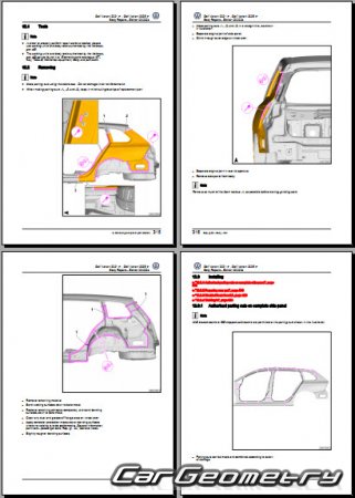  Volkswagen Golf Variant 2021-2026 Body Repair Manual