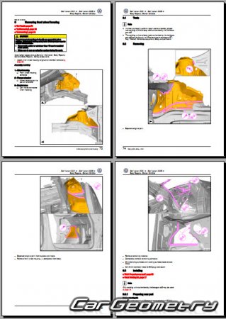   Volkswagen Golf Variant 2021-2026 Body Repair Manual