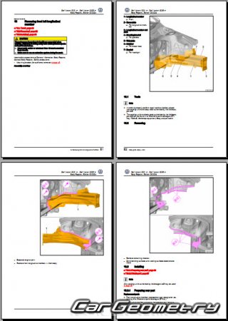   Volkswagen Golf Variant 2021-2026 Body Repair Manual