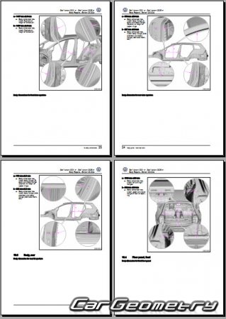   Volkswagen Golf Variant 2021-2026 Body Repair Manual