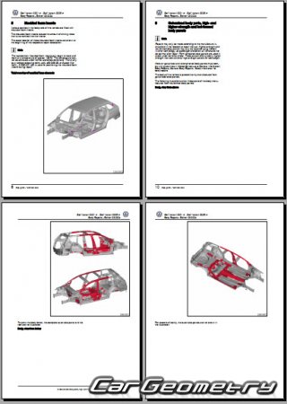   Volkswagen Golf Variant 2021-2026 Body Repair Manual