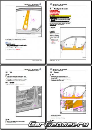   Volkswagen Golf Variant 2021-2026 Body Repair Manual