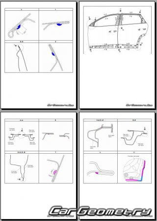 ������� ������ Hyundai Tucson (NX4) 2021-2027 Body Repair Manual