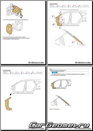 ������� ������ Hyundai Tuscon HEV (NX4e) 2021-2027 Body Repair Manual
