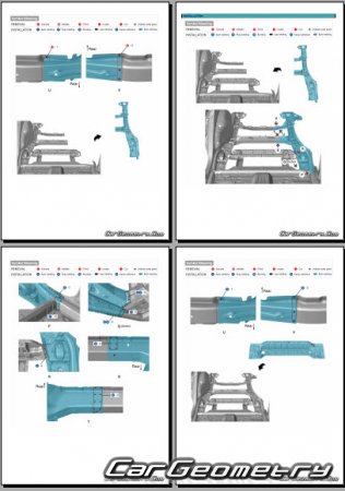 ������� ������ Hyundai Tuscon HEV (NX4e) 2021-2027 Body Repair Manual