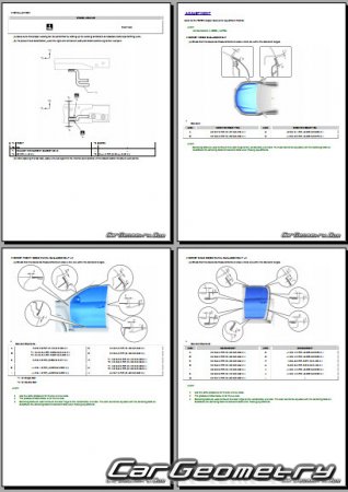 ������� ������ Toyota Hilux 2020-2025 Collision Repair manual