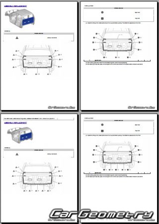 ������� ������ Toyota Hilux 2020-2025 Collision Repair manual