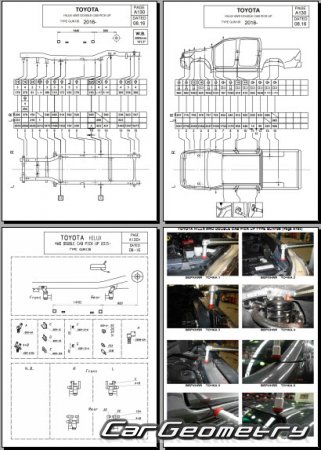 ������� ������ Toyota Hilux 2020-2025 Collision Repair manual