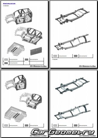������� ������ Toyota Hilux 2020-2025 Collision Repair manual
