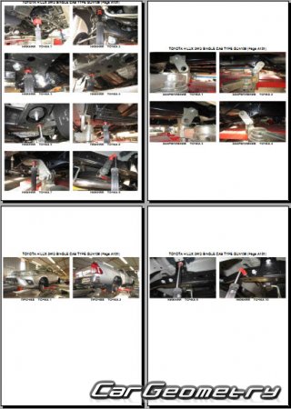 ������� ������ Toyota Hilux 2020-2025 Collision Repair manual