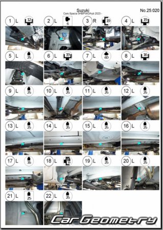 Suzuki Spacia (MK54S MK94S) 2023�2028 (RH Japanese market) Body dimensions