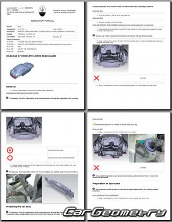 �������� ������� Maserati Levante (M161) 2016�2023 Body dimensions