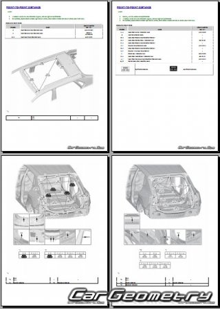 �������� ������� Toyota bZ bZ4X 2024-2027 Collision Repair Manual