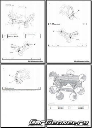 �������� ������� Toyota bZ bZ4X 2024-2027 Collision Repair Manual