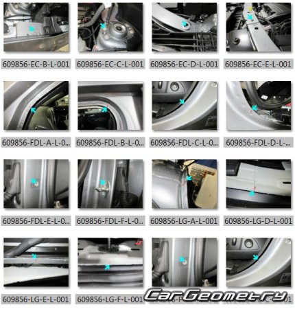 �������� ������� GMC Terrain 2025-2030 Body dimensions