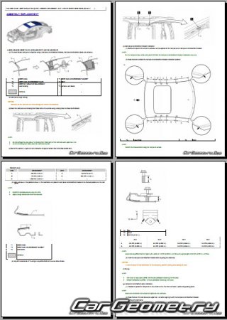 Lexus RC200T, RC300, RC350 2021-2025 Collision Repair manual