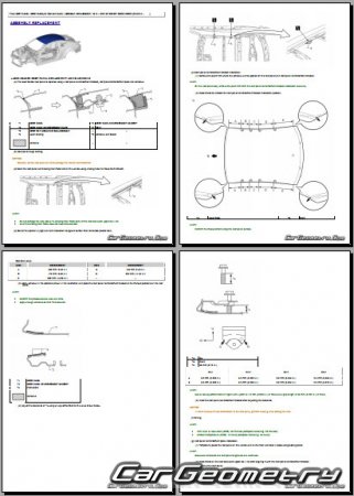 Lexus RC200T, RC300, RC350 2021-2025 Collision Repair manual