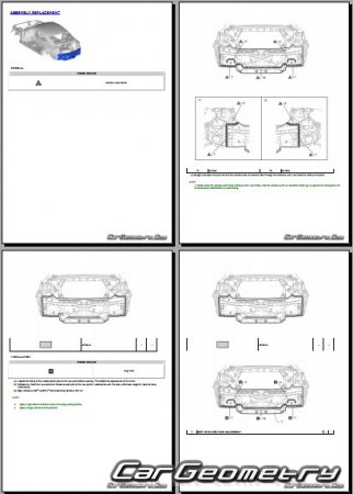 Lexus RC200T, RC300, RC350 2021-2025 Collision Repair manual