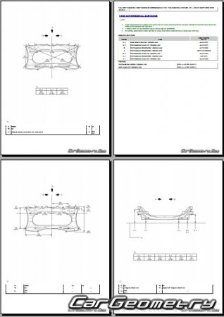 Lexus RC200T, RC300, RC350 2021-2025 Collision Repair manual