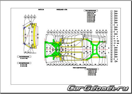 Nissan X-Trail e-POWER (T33) 2023-2027 (RH) Body dimensions