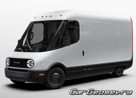 Кузовные размеры Rivian EDV 500 2023-2029, Размеры кузова Ривиан 500 Ван Кузовные размеры Rivian EDV 500 2023-2029, Размеры кузова Ривиан 500 Ван