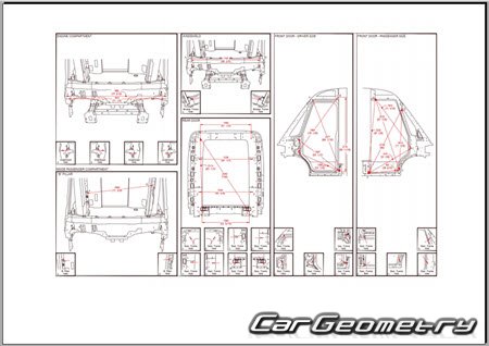 �������� ������� Rivian EDV 700 2023-2029 Body dimensions