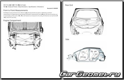 Chevrolet Bolt EV 2021�2023 Body dimensions