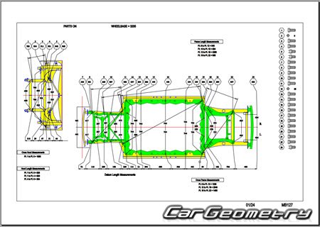 Mercedes EQS-class (X296) SUV � 2022 Body dimensions