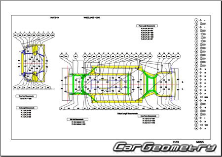 Mercedes E-Class Sedan (W214) � 2023 Body dimensions