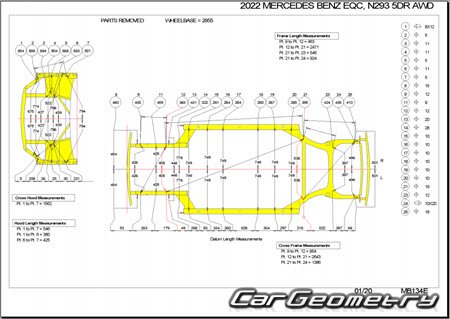 Mercedes EQC-Class (N293) с 2019 Body dimensions Mercedes EQC-Class (N293) с 2019 Body dimensions