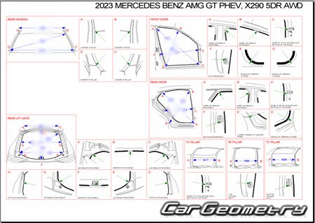 Mercedes AMG GT (X290) 2018-2025 Body dimensions Mercedes AMG GT (X290) 2018-2025 Body dimensions