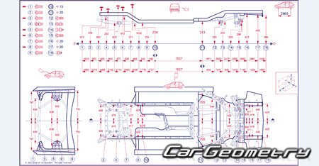 BMW X4 M (F98) 2019�2024 Body dimensions