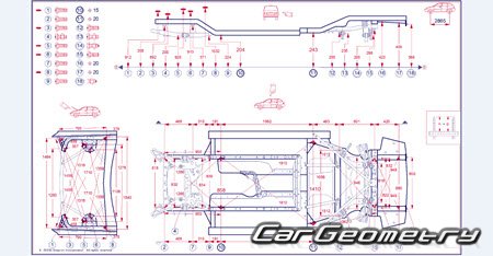 BMW X3M (F97) 2017-2024 Body dimensions