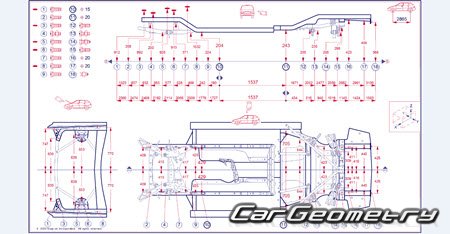 BMW X3M (F97) 2017-2024 Body dimensions
