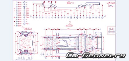 BMW M4 (G83) Cabrio 2021-2027 Body dimensions