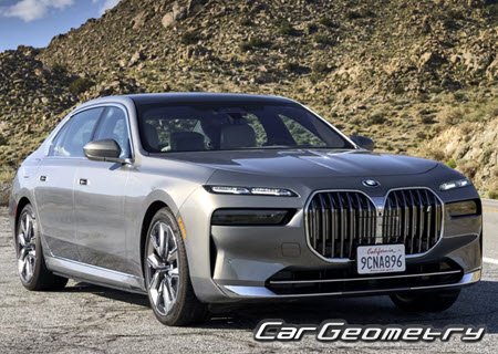 Кузовные размеры БМВ и7 (G70) 2023-2031, Размеры кузова BMW I7 (G70) 2023-2031 Кузовные размеры БМВ и7 (G70) 2023-2031, Размеры кузова BMW I7 (G70) 2023-2031